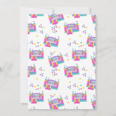 Bounce House Jumping Castle Meisjes Verjaardagsfee Kaart (Achterkant)