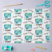 Bounce House Jumping Castle Verjaardagsnaam Kinder Tissuepapier (Craft)