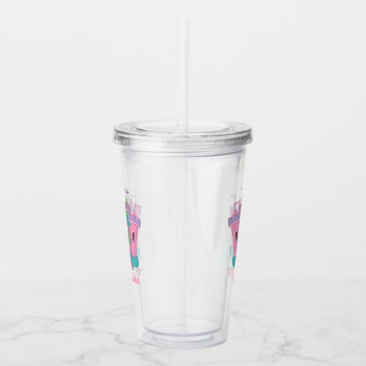 Bounce House Party Acryl Drinkbeker (Rechts)