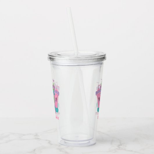 Bounce House Party Acryl Drinkbeker (Links)
