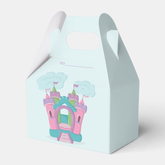 Bounce House Party Bedankdoosjes (Achterkant)