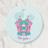 Bounce House Party Bedankjes Labels (Voorkant)