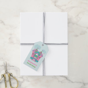 Bounce House Party Cadeaulabel