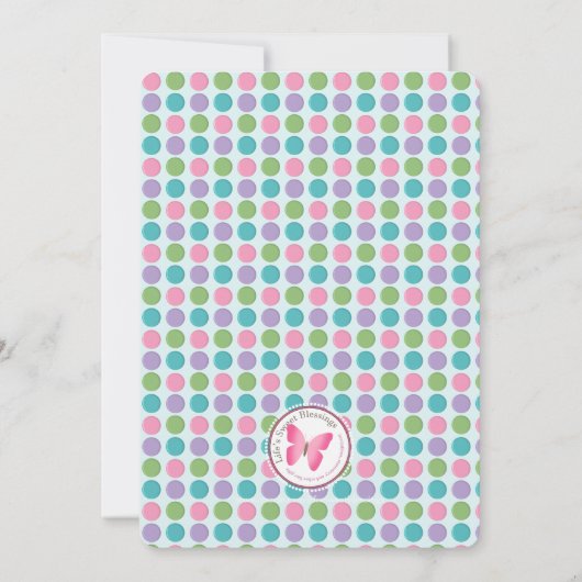 Bounce House Party Kaart (Achterkant)