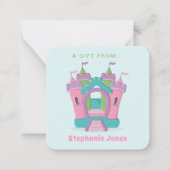 Bounce House Party Notitiekaartje (Voorkant)