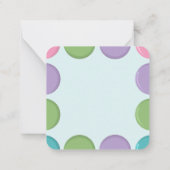 Bounce House Party Notitiekaartje (Achterkant)