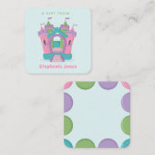 Bounce House Party Notitiekaartje (Voorkant / Achterkant)