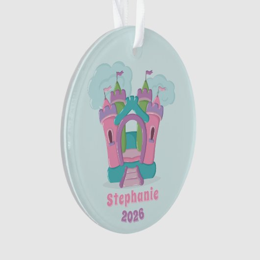 Bounce House Party Ornament (voorkant)