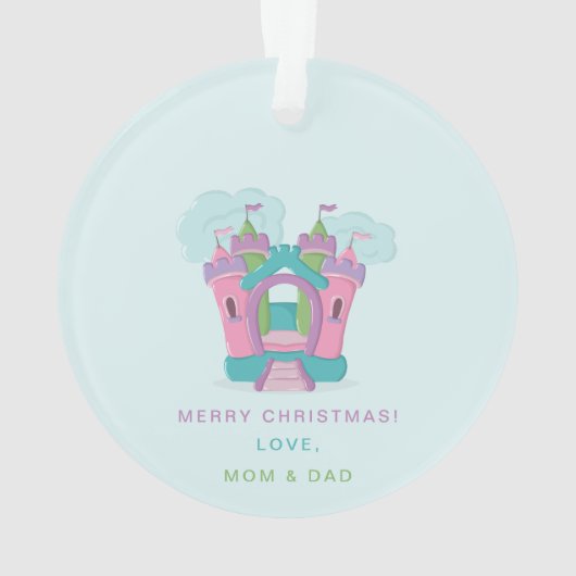 Bounce House Party Ornament (achterkant)