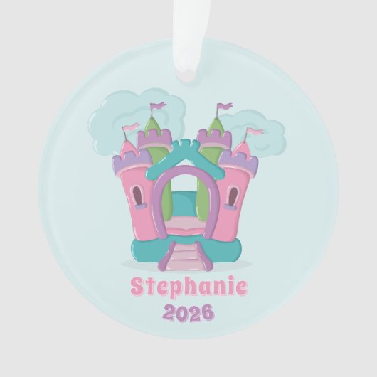 Bounce House Party Ornament (voorkant)