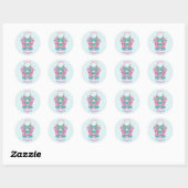 Bounce House Party Ronde Sticker (Vel)