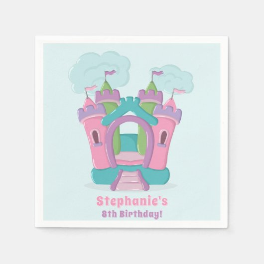 Bounce House Party Servet (Voorkant)