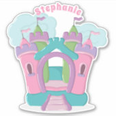 Bounce House Party Sticker (Voorkant)