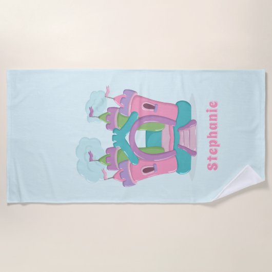 Bounce House Party Strandlaken (Voorkant)