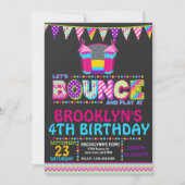 Bounce House Party Uitnodiging gepersonaliseerde u (Voorkant)