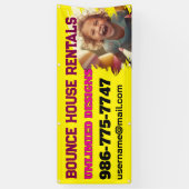 Bounce House Rentals Custom Banner (Verticaal)