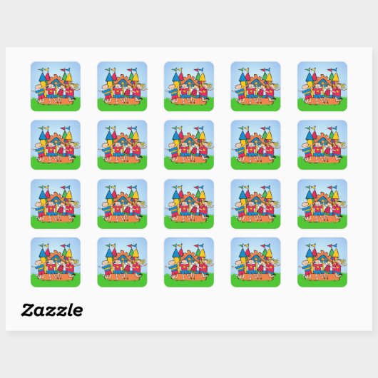 Bounce House Stickers (Vel)