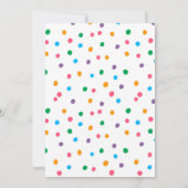 Bounce House Trampoline Jump Birthday Party Kaart (Achterkant)