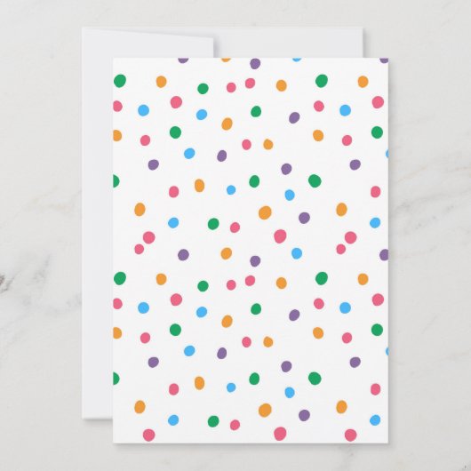 Bounce House Trampoline Jump Birthday Party Kaart (Achterkant)