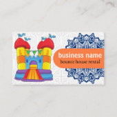 Bounce House verhuur visitekaartjes (Voorkant)