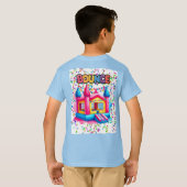 Bounce House Verjaardag Bash Custom T-shirt (Achterkant volledig)