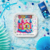 Bounce House Verjaardag Bash Papieren Bordje (Feest)