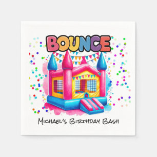 Bounce House Verjaardag Bash Servet