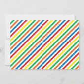 Bounce House verjaardagsuitnodiging met foto Kaart (Achterkant)