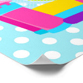 bounce huis bouncy kasteel verjaardag meisje poster (Hoek)