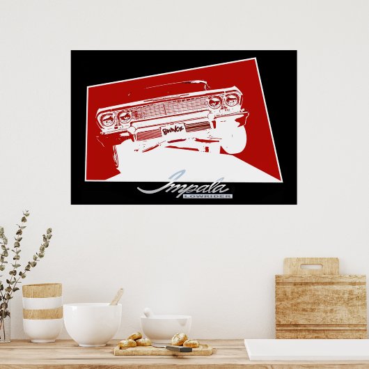 BOUNCE Impala Lowrider Poster (Keuken)