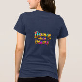 Bounce in schoonheid Tri-Blend shirt (Achterkant)
