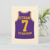 🏀 Bounce into the best birthday ever! 🎉 Kaart (Staand voorkant)