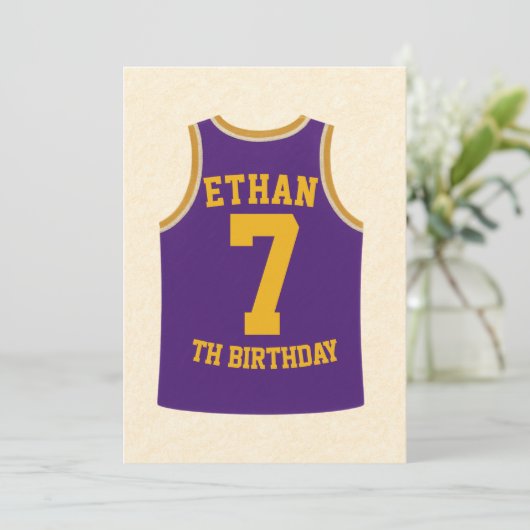 🏀 Bounce into the best birthday ever! 🎉 Kaart (Staand voorkant)