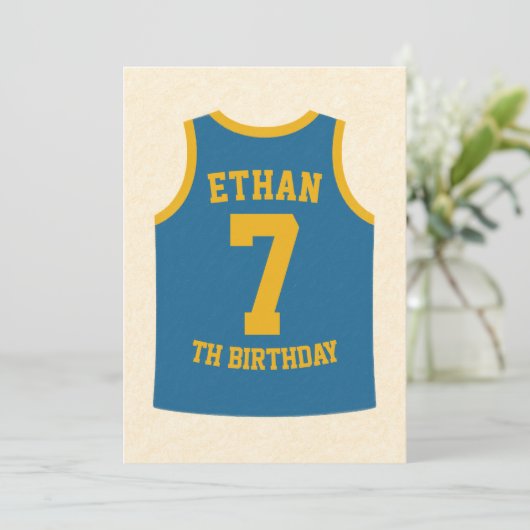 🏀 Bounce into the best birthday ever! 🎉 Kaart (Staand voorkant)