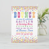 Bounce jarig kaart (Staand voorkant)