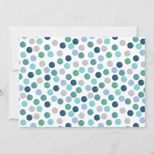 Bounce klimspel Verjaardagsfeestuitnodiging Kaart (Achterkant)