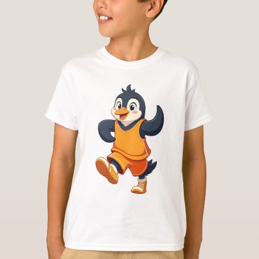 "Bounce Mode: Penguin Power Play!" T-shirt (Voorkant)