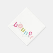 Bounce Moderne Kinder roze verjaardag Servetten (Hoek)