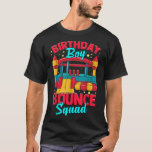Bounce Party Boys Birthday House Kinder Friends Co T-shirt<br><div class="desc">Boys Birthday House Kinder Friends Cousins Cute.</div>