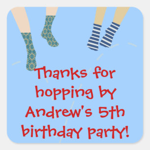 Bounce Party Dank u Sticker