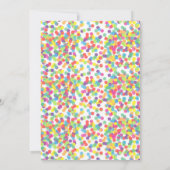 Bounce & Play Rainbow Girl Birthday Kaart (Achterkant)