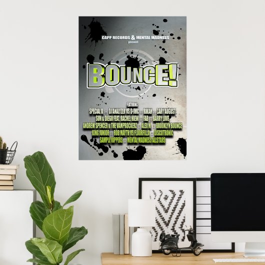 Bounce! Poster (Thuiskantoor)