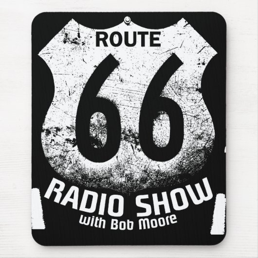 Bounce Radio Route 66 Mousepad Muismat (Voorkant)