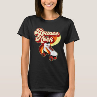 Bounce Rock Roller Schaats  70s Roller Disco T-shirt