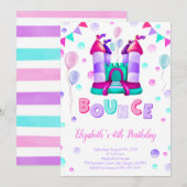 Bounce uitnodiging (Voorkant / Achterkant)