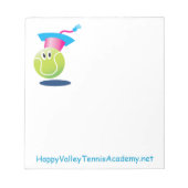 Bouncee™ glimlachend tennis ball_student van het s notitieblok (Voorkant)