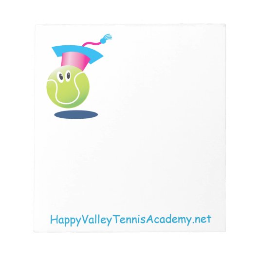 Bouncee™ glimlachend tennis ball_student van het s notitieblok (Voorkant)