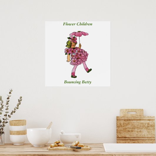 Bouncing Betty Poster (Keuken)