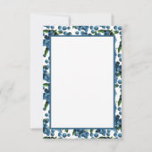 Bouncing Blueberry - Bedankt voor uw aandacht (Achterkant)