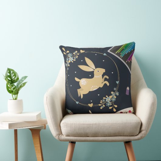 Bouncing Bunny Pikkow Kussen (Stoel)
